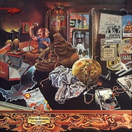 Image of Front Cover of LP - VG+/VG - FRANK ZAPPA & THE MOTHERS, Over-Nite Sensation (Discreet - No Warner logo on Rim; K41000, UK 1973, Gatefold), Strong VG, light hairlines only.,  - 3316061C