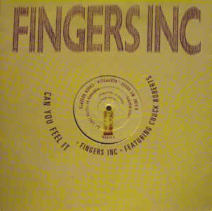 Image of Front Cover of 12" - G+/VG - FINGERS INC, Can You Feel It (Desire; WANTX 6, UK 1988, Die Cut Picture Sleeve), Very strong VG, light hairlines only. Heavy damage to sleeve/disintegration at bottom left corner. , Eternal House Classic!  - 2516038C