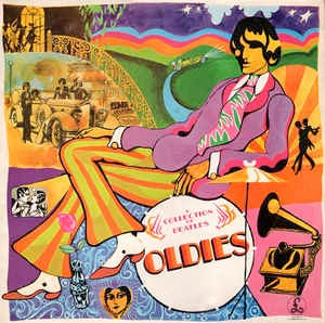 Image of Front Cover of LP - VG/VG - THE BEATLES, A Collection of Beatles Oldies (Parlophone Silver/Black - Two Boxed EMI Logo, EMI on Label Rim; PCS 7016, UK 1976 Reissue, Laminated Front Sleeve, Stereo), ,  - 2716549C