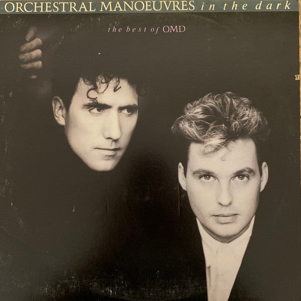 Image of Front Cover of LP - VG/G - ORCHESTRAL MANOEUVRES IN THE DARK, The Best Of OMD (A&M Records; SP 5186, US 1988, Inner, Allied Pressing, Dark Brown Translucent Vinyl), Lots of light marks, Intact but worn sleeve.,  - 2316313C