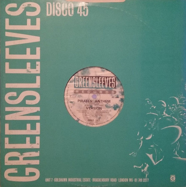 Image of Back Cover of 12" - VG+/VG+ - HOME T / COCOA TEA / SHABBA RANKS, Pirate's Anthem (Greensleeves Records; GRED 257, UK 1988, Company Sleeve), ,  - 3646141S