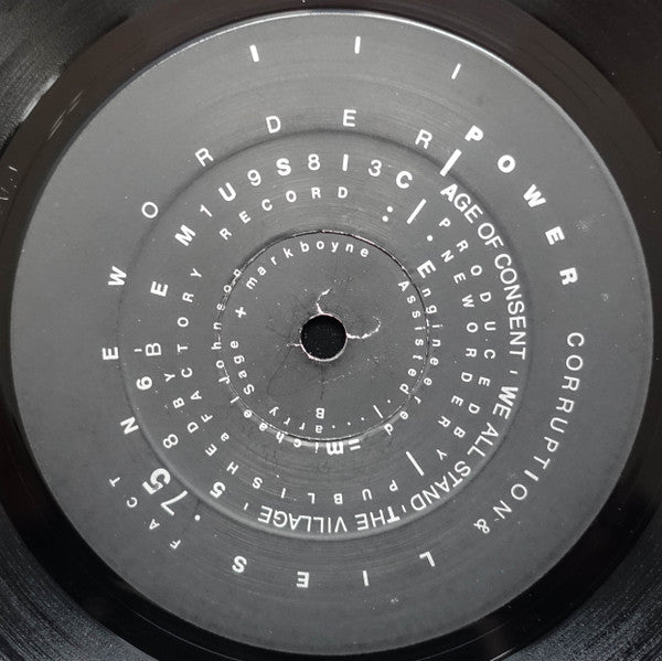 Image of Label Cover of LP - VG/VG - NEW ORDER, Power, Corruption and Lies (Factory; FACT 75, UK 1983 Repress, Die Cut Rear Sleeve, Glossy Inner, A2 / B2. MVS Pressing, 2nd UK Pressing), Light Marks only.,  - 2526455E