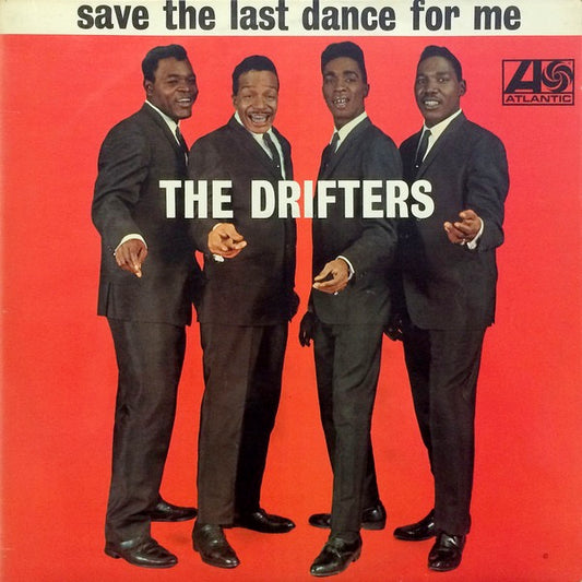 Image of Front Cover of 2114199C: LP - DRIFTERS, Save the Last Dance for Me (Atlantic Plum & Orange; 587063, UK 1962, Mono)   VG+/VG