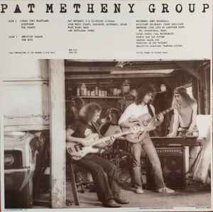 Image of Back Cover of LP - VG/VG+ - PAT METHENY GROUP, American Garage (ECM; ECM 1155, Germany 1979), Small tear to sleeve reverse.,  - 3316133C