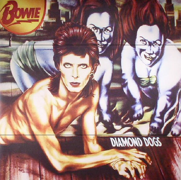 Image of Front Cover of 4244036S: LP - DAVID BOWIE, Diamond Dogs (Parlophone  ; DB 74761, Europe 2017 Reissue, Gatefold, 180 Gram Vinyl)   VG+/VG+