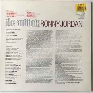 Image of Back Cover of LP - G/G - RONNY JORDAN, The Antidote (Island Records; ILPS 9988, UK 1992), Lots of marks on record. Sleeve worn and split / damaged at edges and corners. Old price sticker ripped on front; staining and scuffs and pen on reverse,  - 2316222C