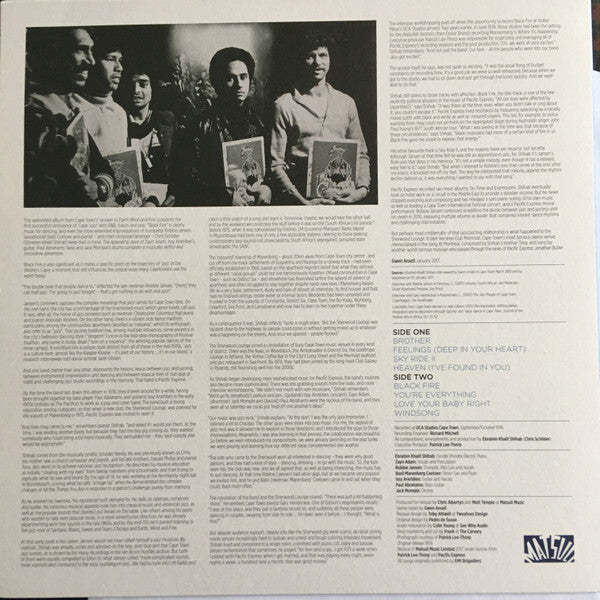 Image of Back Cover of LP - VG+/VG+ - PACIFIC EXPRESS , Black Fire (Matsuli Music ; MM109, UK 2017 Reissue, Picture Sleeve, Remastered), ,  - 3816445C