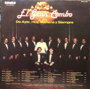 Image of Back Cover of 2xLP - VG+/EX - GRAN COMBO, Historia Musica De El Gran Combo De Puerto Rico (Combo Records; RCSLP 2029, US (Canadian Sleeve) 1982, Gatefold), Light ringwear. Says 'Jacket made in Canada' in back of sleeve).,  - 2746119S