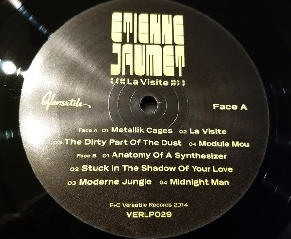 Image of Label Cover of LP - VG/VG - ETIENNE  JAUMET , La Visite  (Versatile ; VERLP029, France 2014), ,  - 3946409S