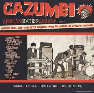 Image of Front Cover of 4744106S: LP - VARIOUS, Cazumbi - African Sixties Garage Vol-1  (Nonsmoke; NS002LP, Portugal 2008, Insert) Light general sleeve wear.  VG+/VG+