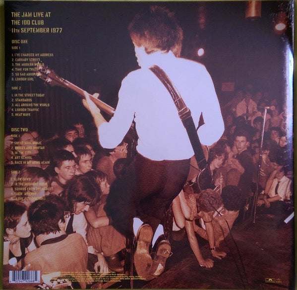 THE JAM, The Jam Live At The 100 Club 11th September 1977 (Polydor