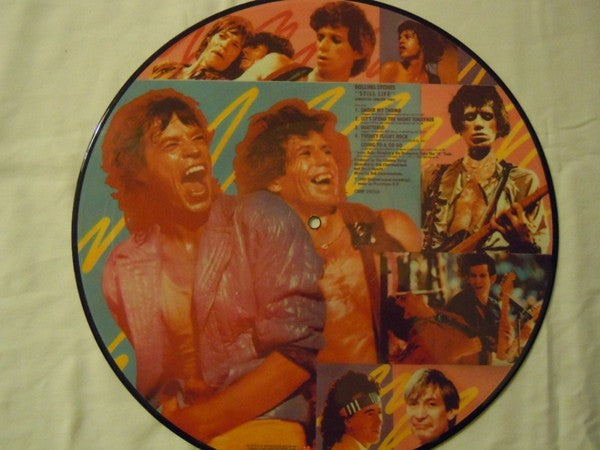 Image of Label Cover of LP - VG/VG+ - THE ROLLING STONES, Still Life (American Concert 1981) (Rolling Stones Records; CUNP 39115A, US 1982, Gatefold, Inner, Picture Disc), ,  - 0926296E