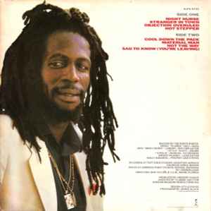 Image of Back Cover of 4614196C: LP - GREGORY ISAACS, Night Nurse (Island Records ; ILPS 9721, UK 1982, Inner, No Poster) Sleeve has hype sticker. Stains and wear  VG/G+