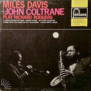 Image of Front Cover of LP - VG/G+ - MILES DAVIS & JOHN COLTRANE, Play Richard Rodgers (Fontana; 688204ZL, UK 1963), Quite a few light marks but plays well. ,  - 2016557C