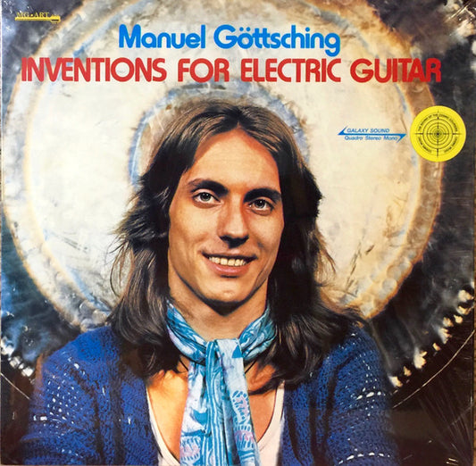 Image of Front Cover of 3854140S: LP - MANUEL GOTTSCHING, Inventions For Electric Guitar (MG.ART ; MG.ART 901 , Germany 2016 Reissue, Inner)   NEW/NEW