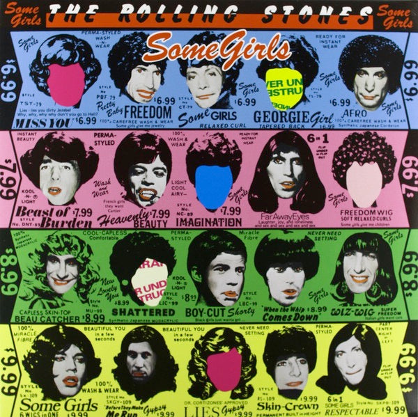 Image of Front Cover of LP - VG+/VG - THE ROLLING STONES, Some Girls (Rolling Stones / A&M; 0602527147246, Europe 2010 Reissue, Non-Die Cut Sleeve, Inner, 180 Gram Vinyl, A&M on Label and Sleeve), A few hairlines,  - 3616082C