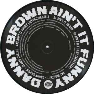 Image of Back Cover of 10" - VG+/VG+ - DANNY BROWN, Ain't It Funny / Worth It (Warp Records; 10WAP399, UK 2017, Stickered Plastic Sleeve, Limited Edition Picture Disc), ,  - 4226326E