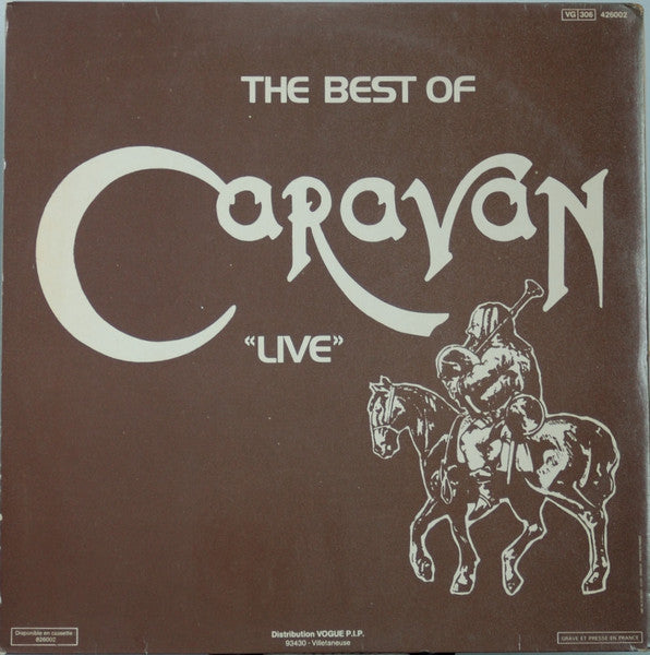 Image of Back Cover of 4344346S: 2xLP - CARAVAN, The Best Of Caravan "Live" (Kingdom; 426002, France 1980, Laminated Gatefold Sleeve) Hairlines. Ring and edge wear, creasing. With one company inner.  G+/VG