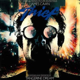 Image of Front Cover of 4614014C: LP - TANGERINE DREAM, Thief (Original Motion Picture Soundtrack)  (Virgin; V 2198, UK 1981) Strong G+, Glossy vinyl with light marks only, Edge wear and pinches  VG/G+