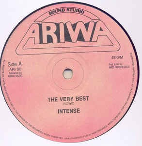 Image of Front Cover of 3524427E: 12" - INTENSE, The Very Best (Ariwa; ARI 80, UK 1987, Company Sleeve)   VG/VG