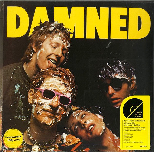 Image of Front Cover of 1414416C: LP - THE DAMNED, Damned Damned Damned (BMG; BMGAA01LP, Europe 2017 Reissue, Booklet & Insert, 40th Anniversary)   NEW/NEW