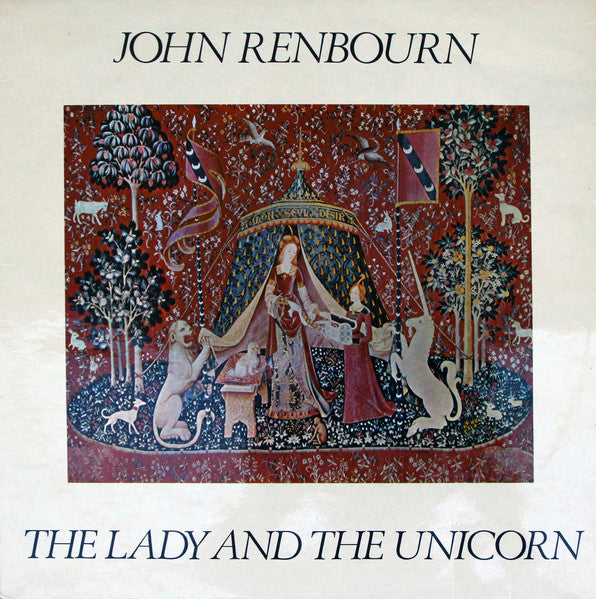 Image of Front Cover of LP - VG/VG - JOHN RENBOURN, The Lady and the Unicorn (Transatlantic White/Purple; TRA224, UK 1970, Laminated Sleeve), ,  - 0526150E