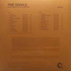 Image of Back Cover of 4844052S: LP - KLAUSS WEISS , Time Signals  (Trunk Records ; JBH063LP, UK 2017 Reissue) Strong VG+. Still in shrinkwrap  EX/VG+