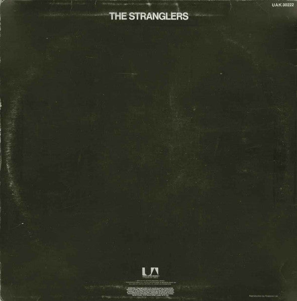 Image of Back Cover of LP - VG/G+ - THE STRANGLERS, Black And White (United Artists Records; UAK 30222, UK 1978, Inner, No Insert, With White Vinyl 7"), 7" is now lilac.,  - 2526139E
