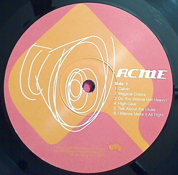 Image of Label Cover of 0225386E: LP - THE JON SPENCER BLUES EXPLOSION, Acme (Mute; STUMM154, UK 1998, Inner) Split Seam And Spine, Corner Bump  VG/VG