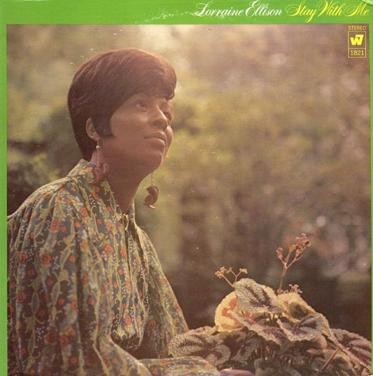 Image of Front Cover of 4245138S: LP - LORRAINE ELLISON, Stay With Me (Warner Bros; WS 1821, UK 1970, Laminated Sleeve, Stereo) Light ringwear & creases around edges of cover.  VG/EX