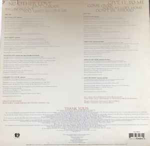 Image of Back Cover of LP - VG+/VG - FAITH EVANS, Faith (Bad Boy Entertainment; 78612-73003-1, US 1995), A few light hairlines to disc. Sleeve has minor creasing/corner wear, still in opened shrink, looks great. Includes hype sticker,  - 3326006E