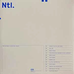 Image of Back Cover of 2xLP - VG+/VG+ - THE NATIONAL, Sleep Well Beast  (4AD; 4AD0020LP, UK & Europe 2017, Gatefold, 2 Inners, Poster, White Vinyl), ,  - 3646339S