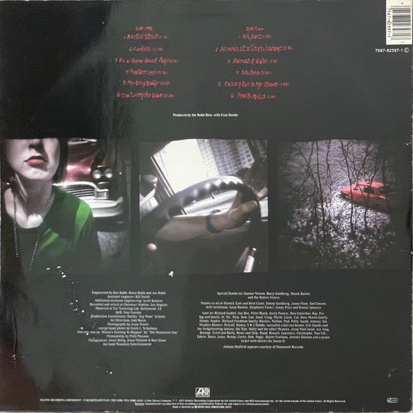 Image of Back Cover of LP - VG/F - LEMONHEADS, It's A Shame About Ray (Atlantic Green & Orange; 7567-82397-1, UK & Europe 1992, Inner), Disc covered in hairlines and surface marks, Plays better than it looks with some surface noise and clicks, Sleeve a little worn round the edges, With OIS,  - 2816263C