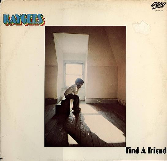 Image of Front Cover of LP - VG/VG+ - KAYGEES, Find a Friend (Gang; 102, US 1976), ,  - 3826025E
