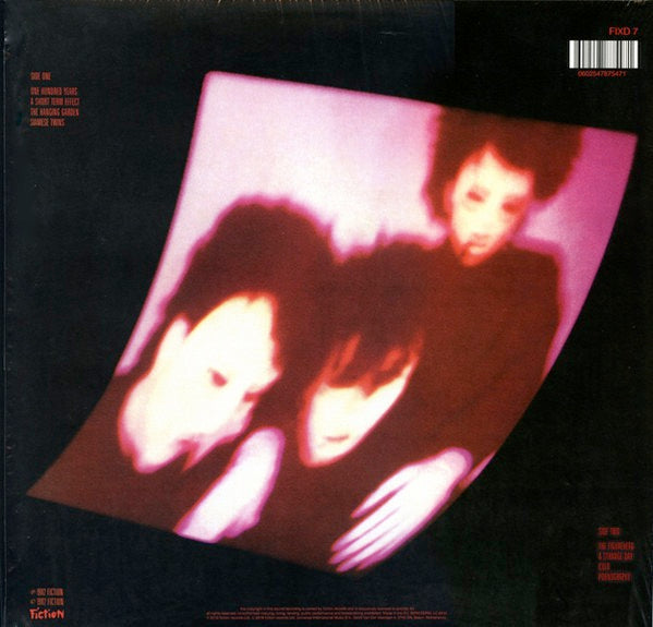 Image of Back Cover of LP - NEW/NEW - THE CURE, Pornography (Fiction; 4787547, UK 2022 Reissue, Inner, 180 Gram Vinyl, 2022 Cut), , Reissue of The Cure's fourth studio album, "Pornography" (1982). This was the band's first album with new producer Phil Thornalley, and it was preceded by the non-album single "Charlotte Sometimes." The band was on the verge of breaking up during the sessions, with heavy drug use, band infighting, and frontman Robert Smith's depression fueling the album's musical and lyrical co