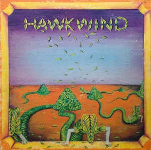 Image of Front Cover of LP - VG/VG - HAWKWIND, Hawkwind (Liberty Black and Blue/Yellow; LBS 83348, UK 1970, Gatefold, No Made In England Text on Label. Single D Brock Credit Under Tracks on Label), ,  - 4026324E