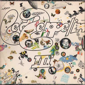 Image of Front Cover of LP - VG/VG - LED ZEPPELIN, Led Zeppelin III (Atlantic; ATL50002, US 1974 Reissue, Rotating Gatefold, US '74 Record in UK Sleeve. "Do What Thou Wilt" Run Outs.), UK K50002 rotating wheel sleeve with a USA 1974 LP.,  - 3626031E