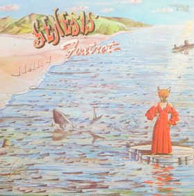 Image of Front Cover of 4224347E: LP - GENESIS, Foxtrot (Charisma Small Hatter; CAS1058, US 1973 Reissue, Single Sleeve)   VG/VG