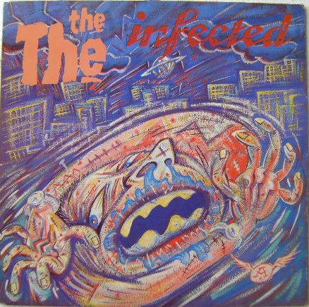 Image of Front Cover of LP - VG+/VG+ - THE THE, Infected (Epic ; EPC 26770, UK 1986, Sleeve With Red Barcode, Inner, Andy Dog Sleeve, A1 B2 Matrix), ,  - 4026186E
