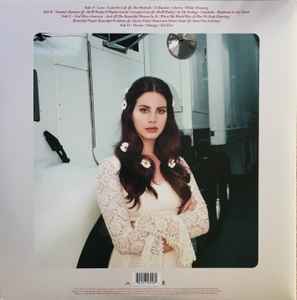 Image of Back Cover of 2xLP - EX/EX - LANA DEL REY, Lust for Life (Polydor; 5758996, UK 2017, Gatefold, 2 Inners, 180 Gram Vinyl. ), ,  - 2346304S