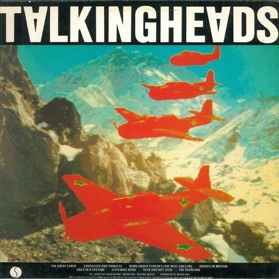 Image of Back Cover of LP - VG+/VG - TALKING HEADS, Remain In Light (Sire; SRK 6095, UK 1980, Inner & Insert, SRK+6095+A STRAWBERRY Run Outs), Strong VG, Slight Sticker Damage To Sleeve,  - 4326422E