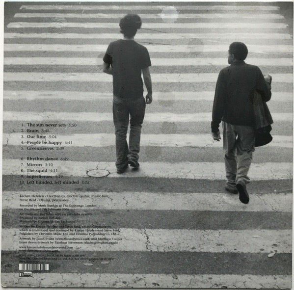 Image of Back Cover of LP - VG+/VG - KIERAN HEBDEN AND STEVE REID, Tongues (Domino; WIGLP189, Europe 2007), Light marks only,  - 4216387C