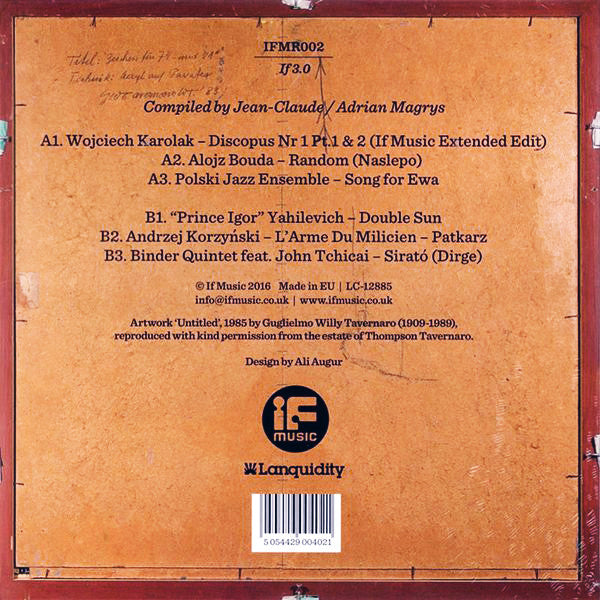 Image of Back Cover of 4344403S: LP - VARIOUS, If Music Presents You Need This: Eastern European Sounds (1970-1986) (If Music; IFMR002, UK 2016, Gatefold)   VG+/VG+