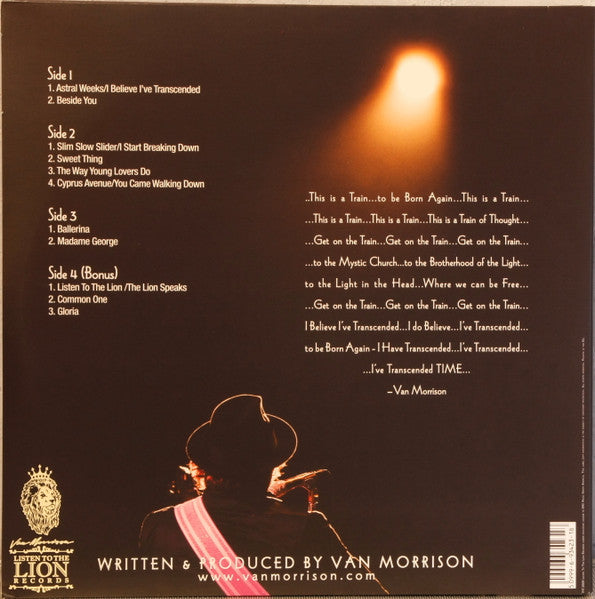 Image of Back Cover of 2xLP - VG/F - VAN MORRISON, Astral Weeks Live At The Hollywood Bowl (Listen To The Lion Records; 50999 6 93423 1 8 , Europe 2009, Gatefold, 180 Gram Vinyl), Disc 1 is VG. Disc 2 is slightly warped (would be VG) so have downgraded to F but will still play on most turntables.,  - 1826119E