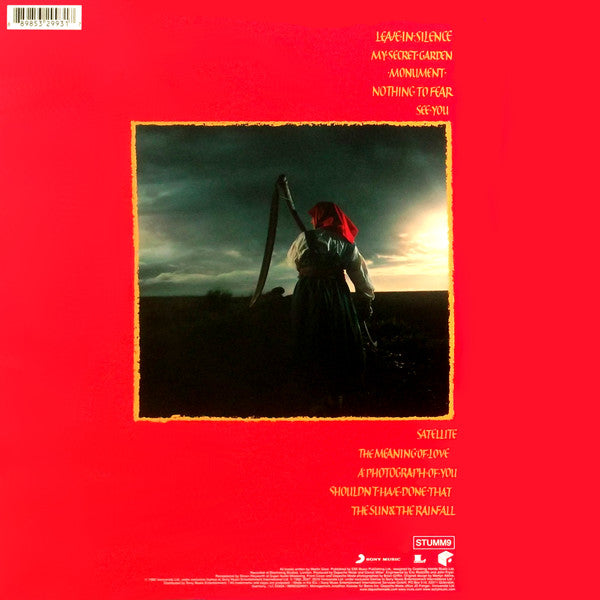 Image of Back Cover of 4124262E: LP - DEPECHE MODE, A Broken Frame (Mute; STUMM9, Europe 2016 Reissue, Gatefold, Inner, 180 Gram Vinyl) Strong VG  VG+/VG