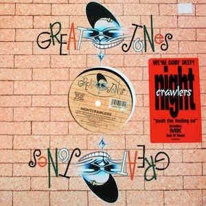 Image of Front Cover of 12" - VG+/VG+ - NIGHTCRAWLERS, Push The Feeling On (Great Jones; 162-530 620-1, US 1992, Company Sleeve), , Early 90s UK house classic, still played by UKG DJ's to this day! - 3946299S