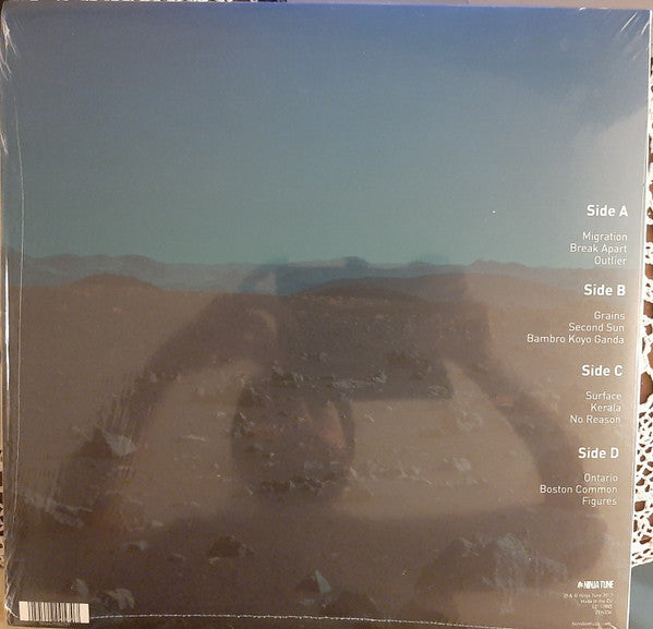 Image of Back Cover of 4644057S: 2xLP - BONOBO, Migration  (Ninja Tune; ZEN236, UK 2017, 2 Inners, Inserts, Booklet)   VG+/VG+