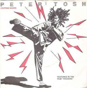 Image of Front Cover of 7" - VG/VG+ - PETER  TOSH, Stepping Razor / Legalize It (Virgin; VS 304, UK 1979, Picture Sleeve, Solid Centre), Light wear on pic sleeve.,  - 3656066S