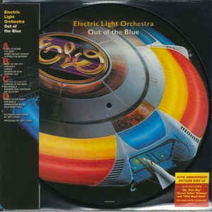 Image of Front Cover of 2xLP - VG+/VG+ - ELO - THE ELECTRIC LIGHT ORCHESTRA, Out Of The Blue (Sony; 88985456161, Europe 2017 Reissue, Stickered Plastic Sleeve, Picture Disc With OBI), ,  - 4216639C