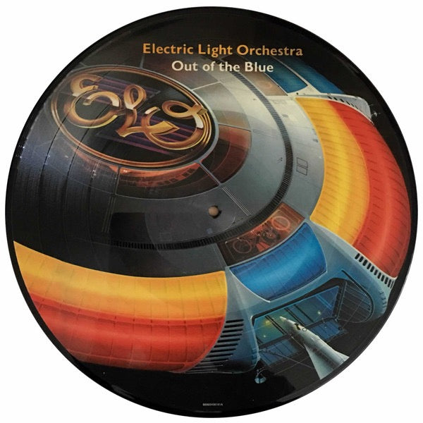 Image of Label Cover of 2xLP - VG+/VG+ - ELO - THE ELECTRIC LIGHT ORCHESTRA, Out Of The Blue (Sony; 88985456161, Europe 2017 Reissue, Stickered Plastic Sleeve, Picture Disc With OBI), ,  - 4216639C